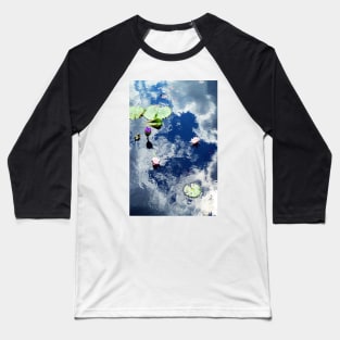 Water Lily Baseball T-Shirt